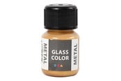 Kreativt Legetøj - Creativ Company Glass Color Metal Paint - Gold 30ml - 31774