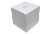 Børneværelse - Playwood Wooden Money Box Square White - SL2281
