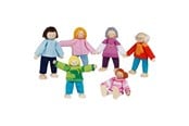 Dukker & Tilbehør - Goki Wooden Dollhouse Dolls Flexible Modern Family 6pcs. - 51496