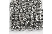 Kreativt Legetøj - Creativ Company Faceted Beads Metallic Gray 100pcs. - 61684