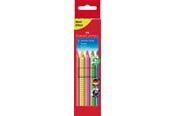 Skrive- og Tegneværktøjer - Faber-Castell Jumbo Grip 5 ass neon farver - 110994