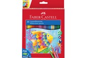 Skrive- og Tegneværktøjer - Faber-Castell Farveblyant akvarel 48 ass + 1 pensel - 114448