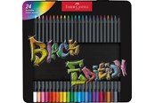 Skrive- og Tegneværktøjer - Faber-Castell Black Edition triangular farver tin 24 ass - 116425