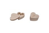 Børneværelse - Playwood Jewelry box Heart shape Beech wood - sl042