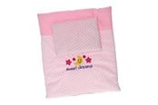 Dukke, bamse og udstyr - Johntoy Baby Rose Doll Blanket and Pillow Set - 27537