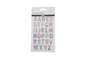 Kreativt Legetøj - Creativ Company Diamond Stickers Alphabet 1 Sheet - 284035