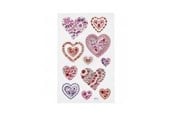 Kreativt Legetøj - Creativ Company Diamond Stickers Hearts 1 Sheet - 284039