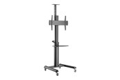Vægbeslag, AV-Beslag & AV-Møbler - Gembird TVS-70T-02 cart - for TV - black - Maks 70 kg - Maks størrelse 70" - TVS-70T-02