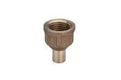 Fittings - Viega indstiksstykke nippel/muffe 12 mm x 1/2" rødgods - 119669