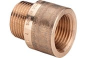 Fittings - Viega haneforlænger 1"x30mm rødgods - 357191