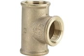Fittings - Viega T-stykke 3/4" x 3/4" x 1/2 " rødgods - 362508