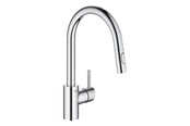 Blandingsbatterier og armaturer - Grohe Concetto Køkkenarmatur med udtræk, Krom - 31483002