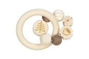 Babylegetøj - Goki Wooden Gripping Ring Hedgehog - 65332