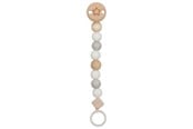 Babylegetøj - Goki Wooden Pacifier Chain Star Blue - 65238