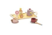 Legekøkken og udstyr - Classic World Wooden Tea Set Grace with Tray 14 pcs. - 50577