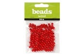 Kreativt Legetøj - Creativ Company Wooden Beads Red 150pcs. - 570394