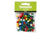 Kreativt Legetøj - Creativ Company Wooden Beads Various Colors 150pcs. - 570599