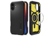 Mobil - Covers & Cases - Spigen Tough Armor MagSafe - black - iPhone 16 Plus - ACS08085