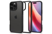 Mobil - Covers & Cases - Spigen Crystal Hybrid - Matte Black - iPhone 16 Pro Max - ACS08031