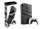 Spil tilbehør - MAXX TECH Slim Faceplates + Controller Faceplates - Black Wave - Miscellaneous Cover - Sony PlayStation 5 - MXT-SLFPB-PS5