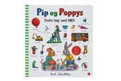 Børnebøger - Pip og Poppys store bog med ord - Børnebog - Hardcover - 9788772059532