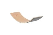 Babylegetøj - Goki Wooden Balance Board Wave with Felt 82cm - 59968