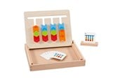 Trælegetøj - Goki Wood Color Sorting Board in Wooden Box - 58406