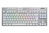 Tastatur - Logitech G915 X LIGHTSPEED TKL - Tactile - 80 % (TKL) - Gaming Tastatur - Uden Numpad - Nordisk - Hvid - 920-012735