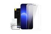 Mobil - Beskyttelsesglas - Baseus Crystal tempered glass with 0.3mm anti-dust coating for iPhone 14 Pro (2pcs). - SGBL110102