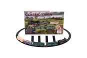 Legetøjsbil - Johntoy Steam Train Playset 19 pieces. - 26994
