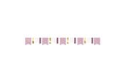 Legetøj - Haza Witbaard Miffy Garland Pink 4mtr. - 439101