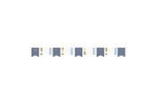 Legetøj - Haza Witbaard Miffy Garland Blue 4mtr. - 439201