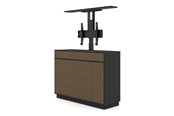 Vægbeslag, AV-Beslag & AV-Møbler - Multibrackets M cabinet unit - Lift - for LCD display - design walnut - white - Maks 50 kg - Maks størrelse 55" - 7350105215896