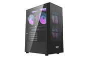 Kabinet - Darkflash Computer case A290 + 3 fans (black) - Kabinet - Miditower - Sort - A290