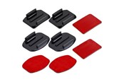 Actionkamera tilbehør - Puluz Set of stickers and mounts for attaching sports cameras - PU09