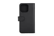 Mobil - Covers & Cases - Deltaco Wallet Case 2-in-1 iPhone 15 Pro Max - Black - MCASE-WIP15P67