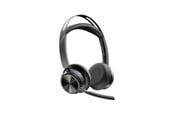 Hovedtelefoner/headset - HP Poly Voyager Focus 2 USB-C-C Headset +USB-C/A Adapter +Charging Stand - 9T9J5AA#AC3