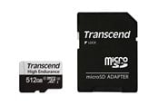 Hukommelseskort - Transcend 350V High Endurance MicroSD/SD - 100MB/s - 512GB - TS512GUSD350V