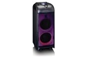 Bærbare & Fest Højtalere - Lenco PA-260BK - PA with full front LED lighting and disco ball - Bluetooth - Black - PA-260BK