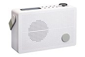 DAB, netværks- og clockradio - Lenco PDR-030WH - Portable DAB+/FM radio with alarm function - White - DAB/DAB+/FM - Mono - PDR-030WH