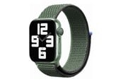 Smartwatch - Tilbehør - Lippa Apple Watch nylonrem 42/44/45/49 - Mørkegrøn - LPAW099