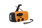 DAB, netværks- og clockradio - Xceed Solar Emergency Multi Radio - AM/FM - Orange - 110219051815