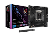 Bundkort - ASRock B760I PG LIGHTNING WIFI Bundkort - Intel B760 - Intel LGA1700 socket - DDR5 RAM - Mini-ITX - 90-MXBNN0-A0UAYZ