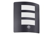 Lamper - EGLO RASCINO-E udendørs væglampe med sensor, sort - 74018