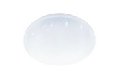 Lamper - EGLO POGLIOLA-E plafond Ø310 mm, LED 18W 1900lm 4000K, hvid/stjerneeffekt - 74035