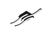 Lamper - EGLO Cabezas-E væg/loftlampe 435x110 mm, sort - 74043