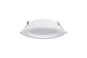 Lamper - EGLO IDUN-E indbygningsspot Ø117 mm, 6W 630lm 3000K, hvid - 74103