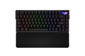 Tastatur - ASUS ROG Azoth Extreme 75% - Wireless DIY Custom RGB - Gaming Tastatur - Uden Numpad - Nordisk - Sort - 90MP03MA-BKNA01