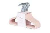 Børneværelse - 3 Sprouts - Velor Hanger 15 pcs Pink - IHVPNK-15