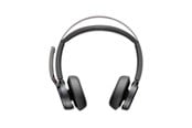 Hovedtelefoner/headset - HP Poly Voyager Focus 2 USB-C-C Headset +USB-C/A Adapter +Charging Stand - 9T9J6AA#AC3